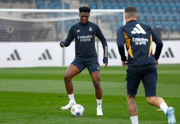 Real Madrid handed injury boost aas Tchouaméni trained with the ball today